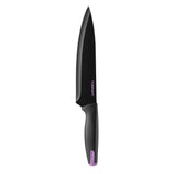 Cuisinart Advantage Nonstick Ceramic-Coated Knife Set, 7-Piece Acrylic Block Stainless Steel Knives for Precise Cutting, Durable Kitchen Knife Set with Ergonomic Handles, C55-7PCE