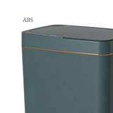 BXFIRS ABS Material Sensor Smart Household Automatic Trash Can with Lid for Bathroom Kitchen Garbage bin(OneColor)