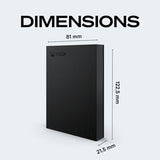 Seagate Game Drive for Xbox 2 TB External Hard Drive Portable HDD - USB 3.2 Gen 1, Black with built-in green LED bar