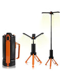 Rechargeable Telescopic Camping Light, 15000mAh Collapsible Lantern with 270° Rotation & Dimming, Portable Flashlight, Waterproof Tent Light for Outdoor Camping, Hiking, Barbecue, Fishing & Emergency