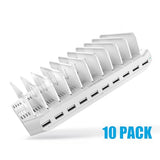 【10PCS】 Unitek 10-Port Charging Station, Fast Charger Dock for Multi-Device
