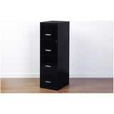 Pre-Assembled, Vertical File Cabinet for Letter-Size Documents, Cam Lock Security, Durable Steel Office Storage Solution