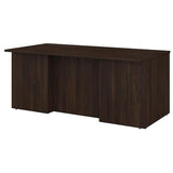 Bush Business Furniture Office 500 Executive Desk, 72W x 36D, Black Walnut