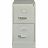 2-Drawer Vertical File with Lock, 15 by 25 by 28-3/8-Inch, Light Gray