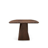 Final Title: Furniture of America Nazaen III 82.5" Mid-Century Modern Solid Wood Live Edge Dining Table with Steel Support, Walnut Finish, Seats 6–8