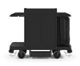 Suncast Commercial Standard Housekeeping Cart with Laundry Bag, Vacuum Holders