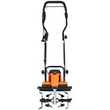 VEVOR 10 Amp Electric Tiller, 14" Tilling Width 3.94" Tilling Depth Corded Electric Tiller/Cultivator, Steel Mn Tines