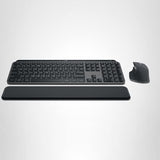 MX Keys S Combo - Performance Wireless Keyboard and Mouse with Palm Rest, Customizable Illumination,
