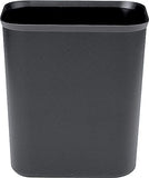 Rubbermaid Commercial Products Fire Resistant Wastebasket 7GAL/28 QT, Black, for Hospitals/Schools/Hotels/Offices