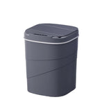 BXFIRS PP Material Household Intelligent Garbage Bin Kitchen Living Room Bedroom Sensing Trash Can(Gray,22 * 22.5 * 33.5cm)
