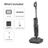 Tineco Floor ONE S7 Stretch Ultra Cordless Wet Dry Vacuum Cleaner, 180°Lay-Flat Anti-Tangle Design, 50 Minutes Runtime, 185℉ Flashdry Self-Cleaning, Dual-Sided Edge Cleaning Floor Cleaner