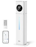 DREO HM735S 11L Smart Humidifier Large Room 700 ft², 100H Cool Mist Air Humidifiers for Bedroom, Top-Fill, Clean Tank Technology, 26dB, Auto Mode, Aroma Box, RGB, Remote & APP Control, Baby, Silver
