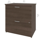 Bestar Universel 29W Lateral File Cabinet in Antigua