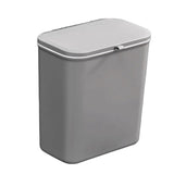 SKJFODVC Kitchen Wall-Mounted Trash Can Toilet Door Suspension Hanging Paper Basket Classification Storage Bin