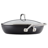 Hard Anodized Induction Nonstick Frying Pan Set With Lid, 3-Piece | Matte Black KitchenAid