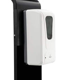 CTA Premium Heavy-Duty Secured Stand with Acrylic Glove, Mask Box & Contactless Soap or Hand Sanitizer Dispenser for Offices