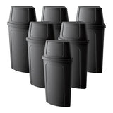 10 pcs 21 Gallon Corner Kitchen Waste Bin with Lid