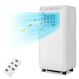 Portable Air Conditioners, 10000 BTU Cooling Capacity for Up to 450 Sq. Ft, Multi-Functional AC Unit with Fan, Dehumidifier, Remote Control, Quiet Operation for Home and Office, White