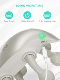 SKG FSA Eligible Cordless Neck Massager for Pain Relief Deep Tissue, Shiatsu Shoulder Massager with Heat, Massage Tools for Trapezius, Lymphatic Drainage, Relaxation Therapy, HSA Items H7 Ultra