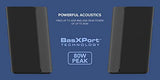 Compact Hi-Fi Speakers, up to 80W Peak Power with Bluetooth 5.0, Optical-in, AUX-in