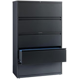 Pemberly Row 42-in Wide Metal 5 Drawer Lateral Filing Cabinet