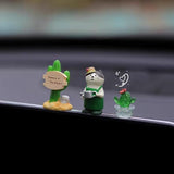 RCAGCAT Mini Cat Desk Figurines, Cute Figurine Statue Decor for Desk, Rearview Mirror, Office, Bedroom