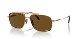 Ray-Ban RB8096 Michael Titanium Rectangular Sunglasses