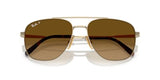 Ray-Ban Unisex Rb8097 William Titanium Square Sunglasses
