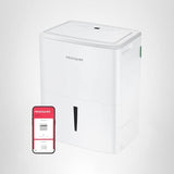 Frigidaire 35-Pint Portable Dehumidifier with Wi-Fi and Energy Star Certification for Small/Medium/Large Rooms & Basements, Custom Humidity Control, Auto Shut Off, White