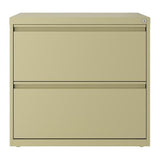 Hirsh 30 inch Wide 2 Drawer Lateral 101 File Cabinet in Putty, Fully Assembled