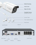 REOLINK 8CH 8MP/4K Security Bullet Camera System with 2TB HDD RLK8-800B4