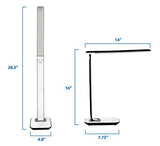 Desk Lamp With USB Charging Port Dimmable Touch Controls w/Color Adjustment, Eye Care Task Lamp
