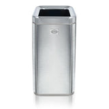 Open Trash Can - 2.6 Gallon (10 Liter) Small Metal Waste Basket with Removable Bucket for Narrow Spaces