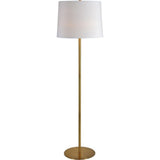 Renwil LPF3066 One Light Floor Lamp, Antique Brass