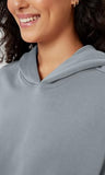 ODODOS Women's Modal Soft Oversized Hoodies Long Sleeve Hooded Sweatshirts Pullover Top with Kangaroo Pocket, Grey Blue, Medium