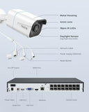 REOLINK 16CH 4K Security Bullet Camera System with 4TB HDD RLK16-800B8