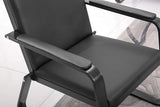 PU Leather Office Furniture Bench Office Guest Seating Lobby Conference Reception Chairs for Airport