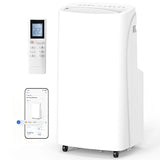 16000 BTU Wi-Fi Smart Portable Air Conditioner, 3-in-1 Cool/Dehumidify/Fan Portable AC Unit, Cools Up to 800 Sq.Ft