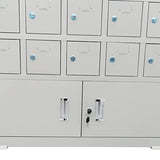 Storage Cabinet Lockers, Cell Phones Cabinet Box with Door Locks and Keys for Office Classroom Supermarket