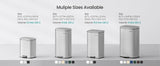 SONGMICS 13 Gallon (50 L) Trash Can, Stainless Steel Kitchen Garbage Can, Recycling or aste Bin, Soft Close, Step-On Pedal, Rem