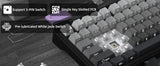 MAMBASNAKE x ATTACK SHARK X85 Gasket Mechanical Keyboard with Knob