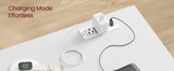 VASAGLE Custos Collection-Dresser for Bedroom w/ LED Lights&Power Strip