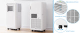 3-in-1 Portable AC, Dehumidifier, and Fan Mode, AC Unit with 24H Timer