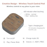 Computer Speakers with Wireless Touch Control Pod for PC Laptop/Desktop Wireless Stereo Gaming Speakers