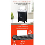 Cross-Cut Paper Credit Card Shredder Drawer Type 18 Liter Basket Overload