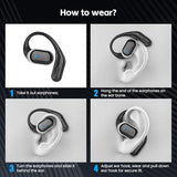 Wireless Earbuds Bluetooth 5.4 Headphones, 50H Playtime Stereo Earphones with ENC Noise Cancelling