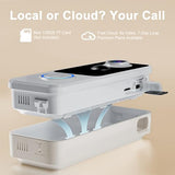 Two-Way Talk, Smart Home Video Doorbell with Chime,Battery Powered,Motion Detection & Alerts,Works with Alexa & Google