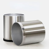 Double-Layer Metal Material Trash Can Household Waste Bins Living Room Bedroom