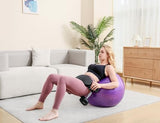 MIUONO Hip Thrust Belt, Dumbbell Hip Thrust Belt for Kettlebells or Grip Plates, Thicker Slip-Resistant Leather Glute Bridge Pad Machine