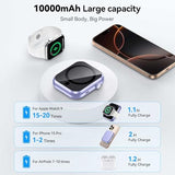 ummz for MagSafe Battery Pack 10000mAh,3-in-1 Magnetic Portable Charger,22.5W PD Fast Charging USB C in&Out Power Bank for iPhone 17/16/15/14/13/12